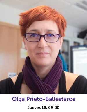 Olga Prieto-Ballesteros, conferenciante invitado XXIX Simposio del Grupo Especializado de Cristalografía y Crecimiento Cristalino, GE3C 2020