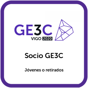 Tarifa socio jóvenes o retirados GE3C inscripción simposio GE3C 2020